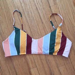 Rainbow bikini top!